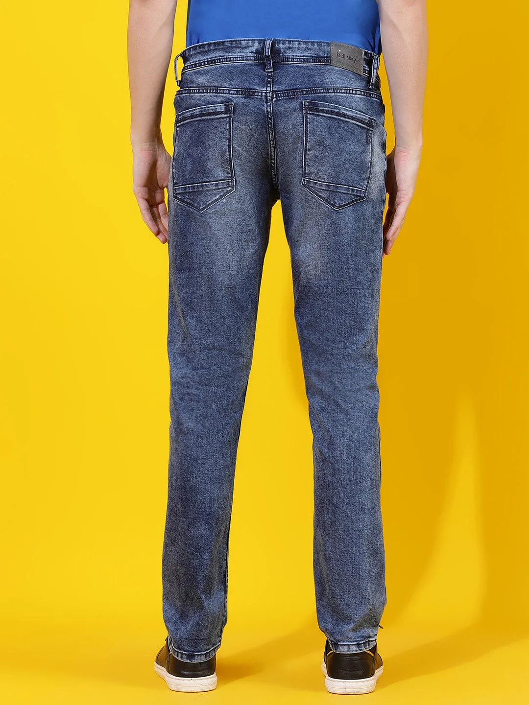 Mid Blue Slim Fit Denim Jeans