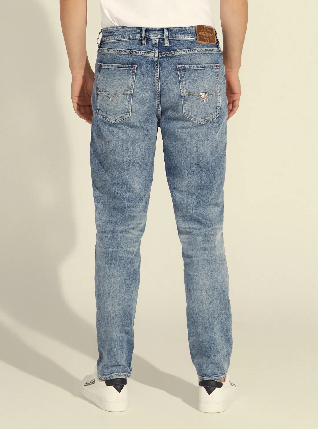 Mid-Rise Straight Leg Drake Denim Jeans In Atomics Wash