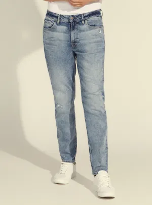Mid-Rise Straight Leg Drake Denim Jeans In Atomics Wash
