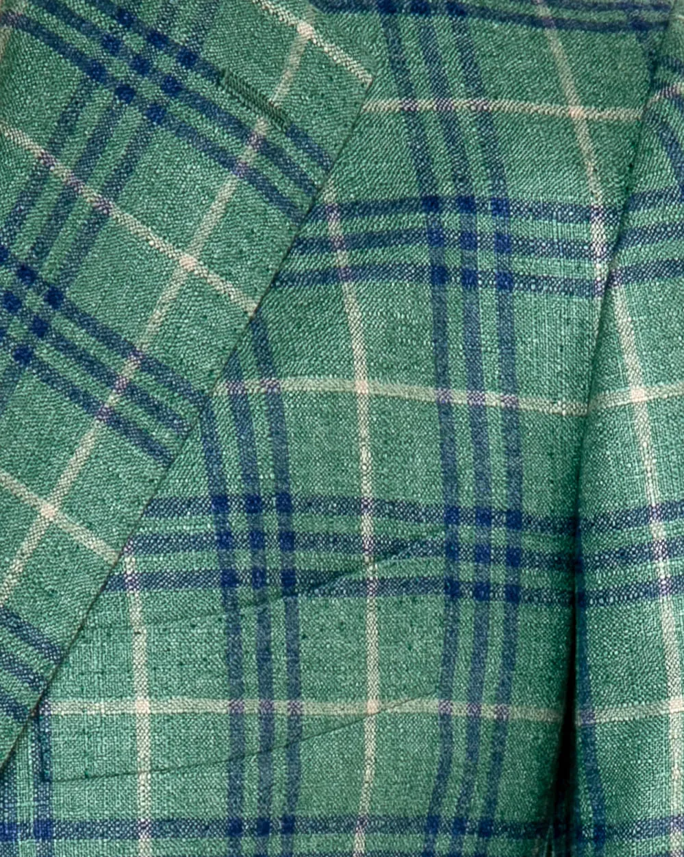 Mint Green and Blue Plaid Sportcoat