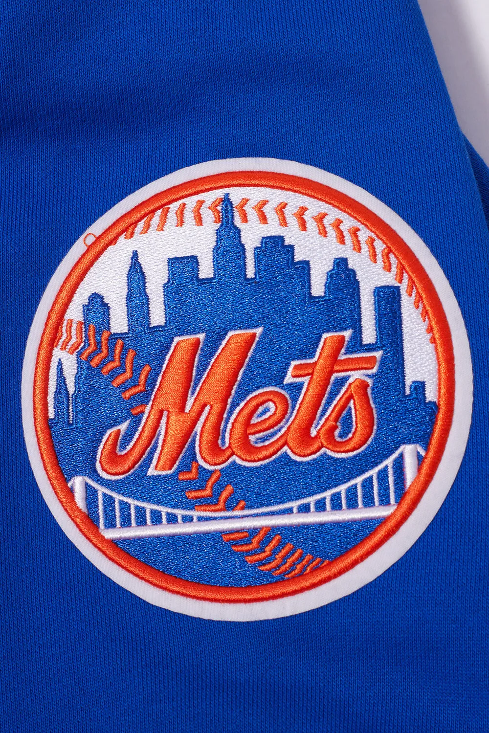MLB NEW YORK METS MASHUP MEN'S RIB CREWNECK (ROYAL/ORANGE/ROYAL)