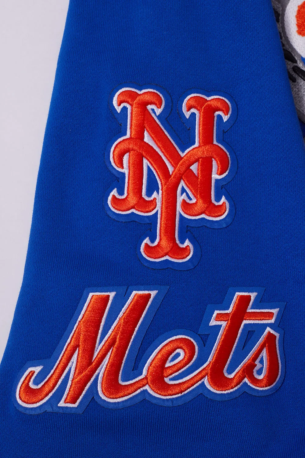 MLB NEW YORK METS MASHUP MEN'S RIB CREWNECK (ROYAL/ORANGE/ROYAL)