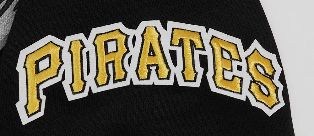 MLB PITTSBURGH PIRATES MASHUP MEN'S RIB CREWNECK (BLACK/YELLOW)