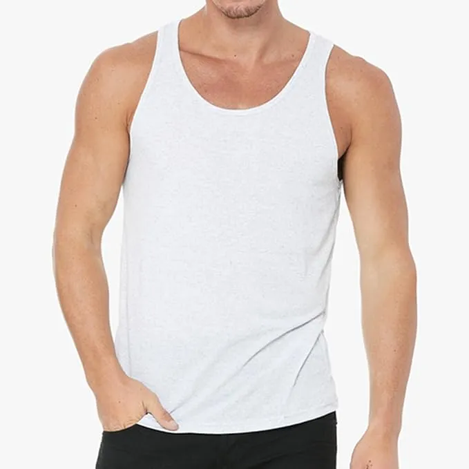 Molten Creek® 6X Pack Mens Vests Classic Sports 100% Cotton Tank Tops Summer Training Gym Sports Sleeveless Casual Undershirts S-2XL