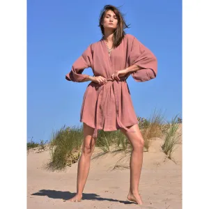 Natural Cotton Sustainable Hand Made Kimono Kaftan