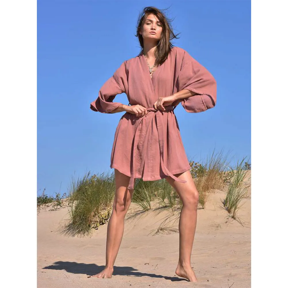 Natural Cotton Sustainable Hand Made Kimono Kaftan