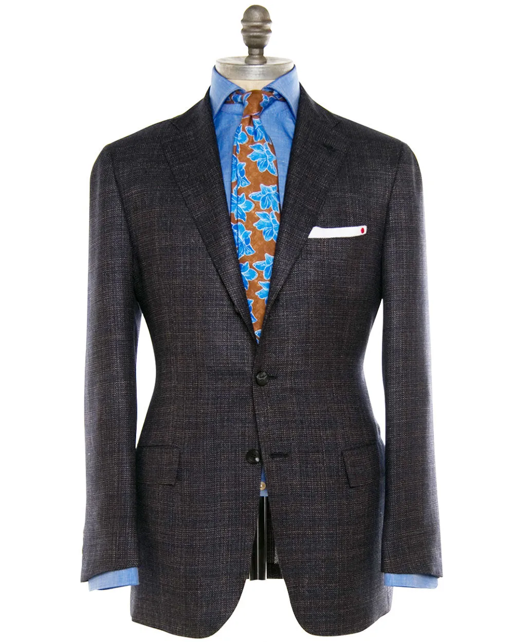Navy and Tan Melange Sportcoat