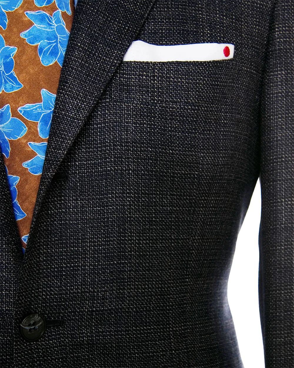 Navy and Tan Melange Sportcoat