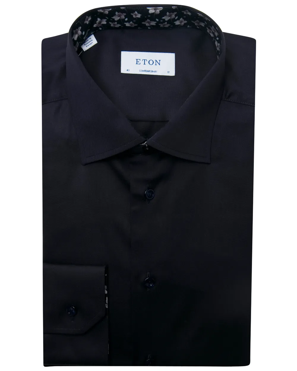 Navy Blue Signature Twill Dress Shirt