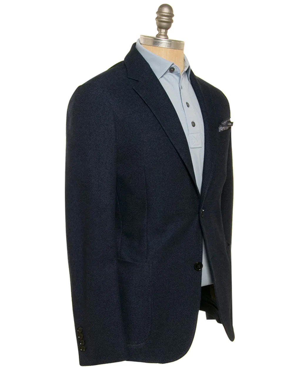 Navy Jersey Knit Sportcoat