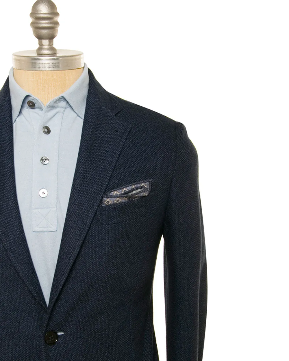 Navy Jersey Knit Sportcoat