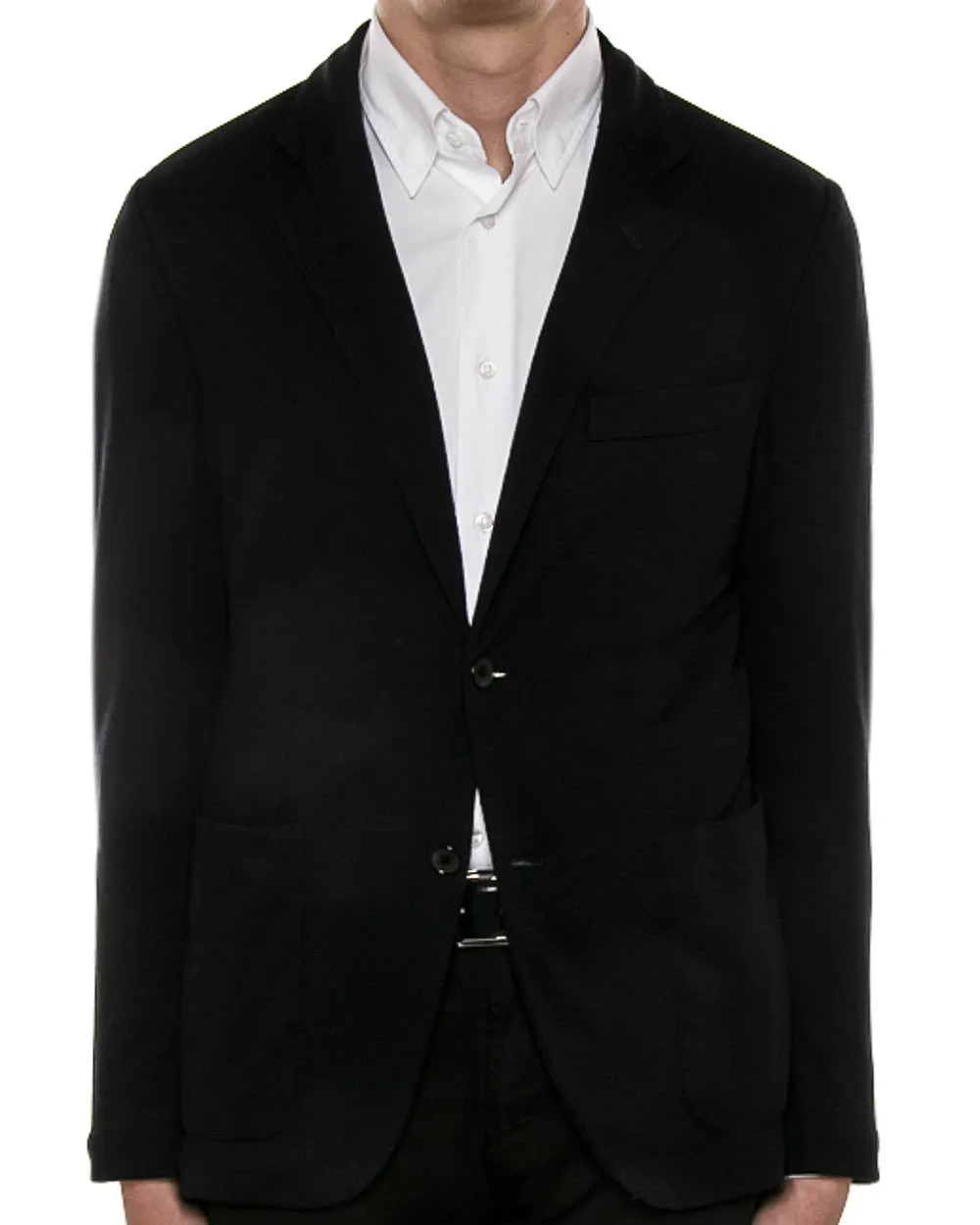 Navy Knit Sportcoat Cardigan