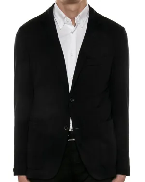 Navy Knit Sportcoat Cardigan