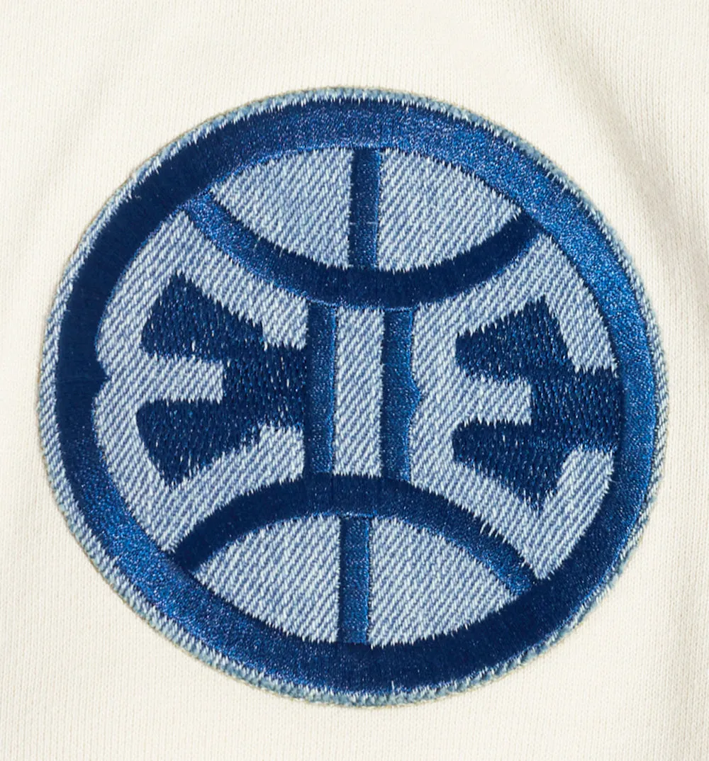 NBA DETROIT PISTONS VARSITY BLUES MEN'S FLC CREWNECK (LINEN)