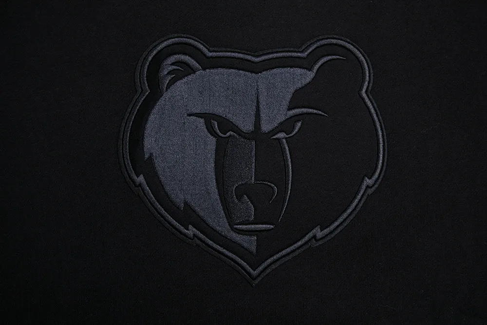 NBA MEMPHIS GRIZZLIES NEUTRAL DROP SHOULDER MEN'S CREWNECK (BLACK)
