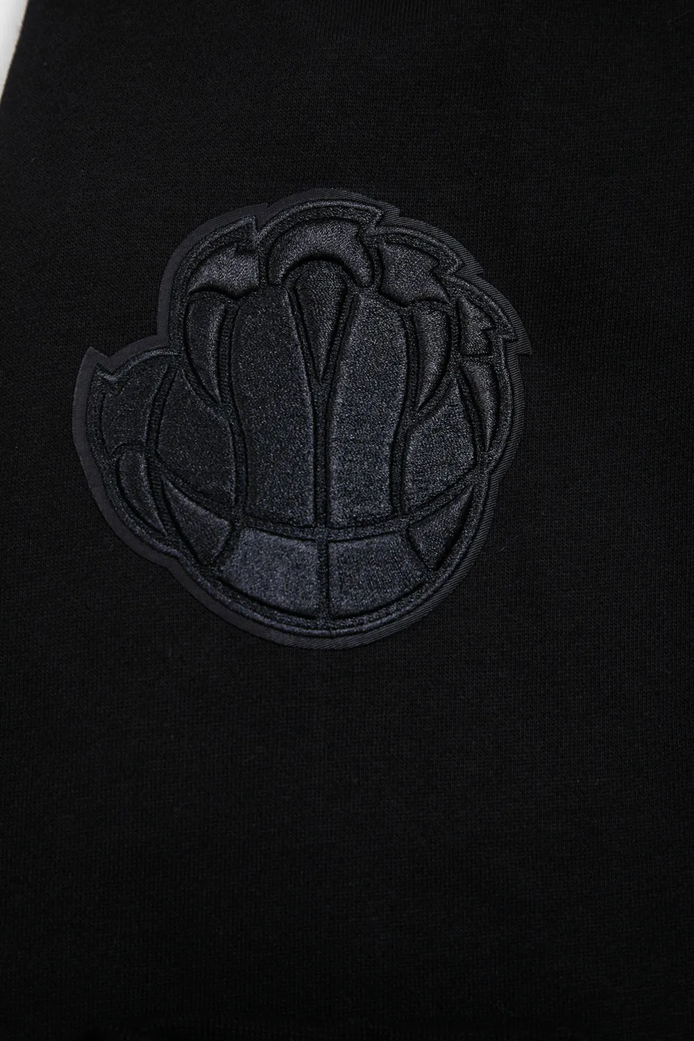 NBA MEMPHIS GRIZZLIES NEUTRAL DROP SHOULDER MEN'S CREWNECK (BLACK)