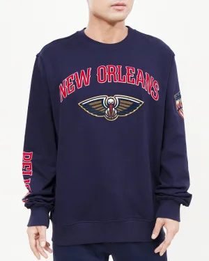 NBA NEW ORLEANS PELICANS CLASSIC MEN'S CREWNECK (MIDNIGHT NAVY)