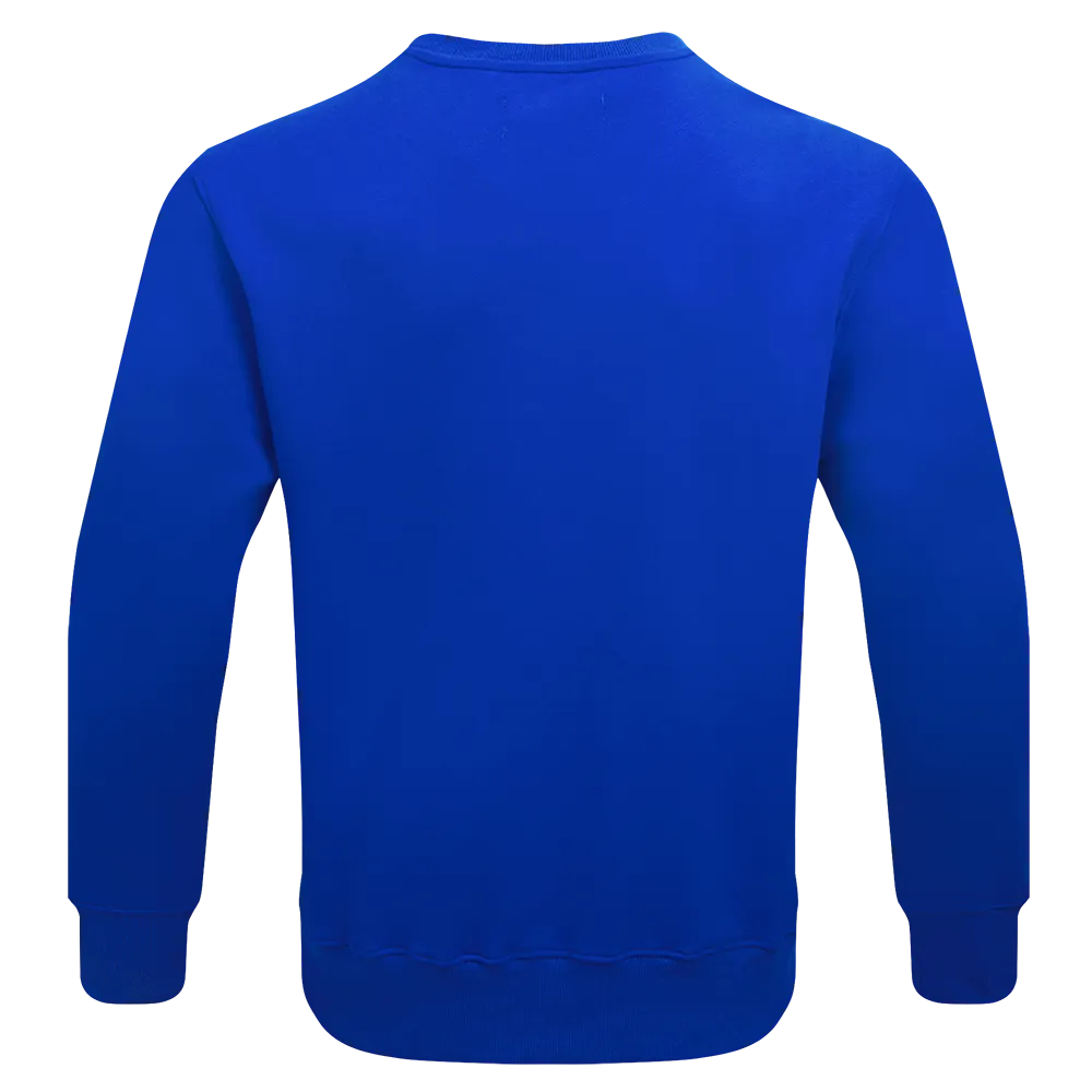 NBA PHILADELPHIA 76ERS OLD ENGLISH MEN'S CREWNECK (ROYAL BLUE)
