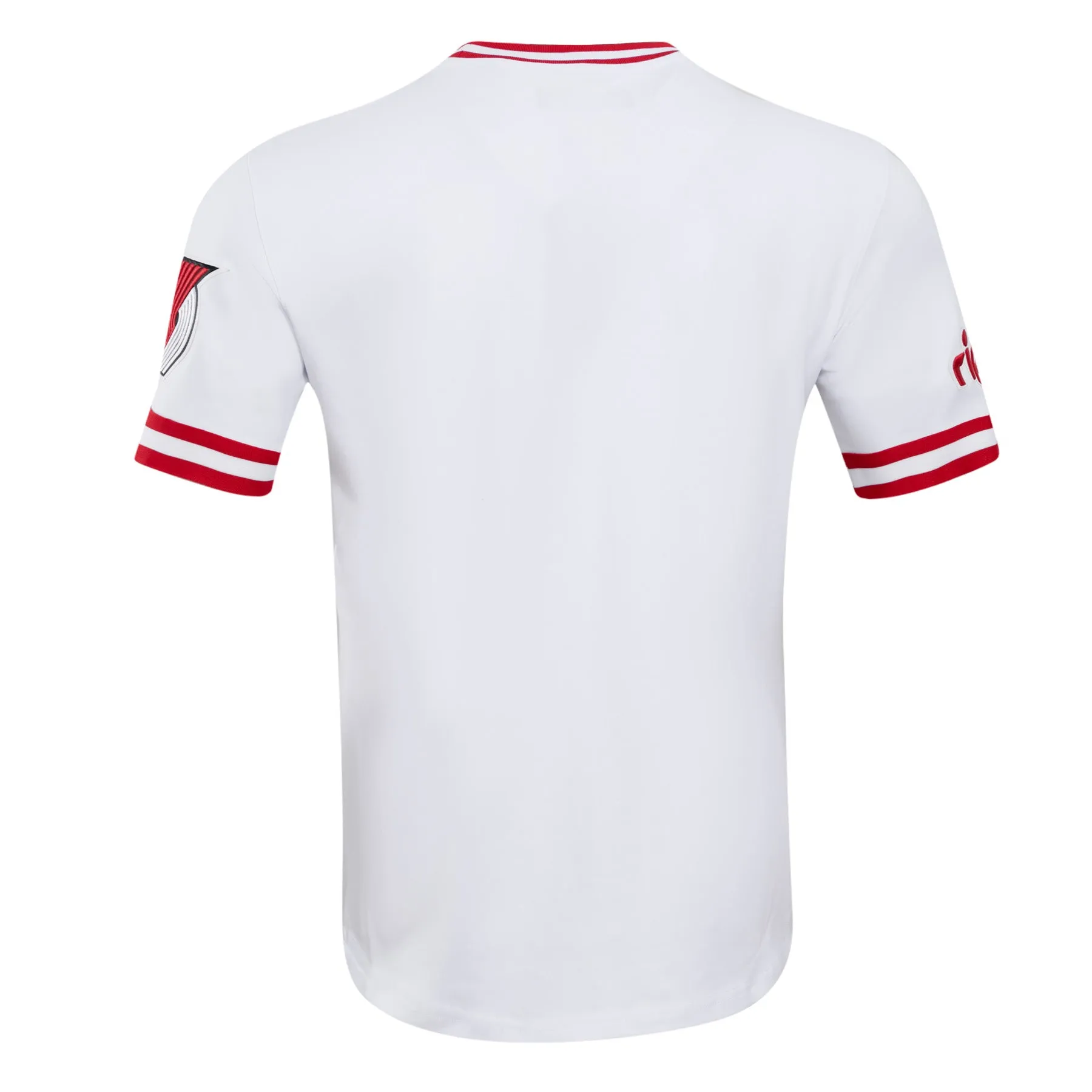 NBA PORTLAND TRAIL BLAZERS CLASSIC CHENILLE MEN'S TEE (WHITE)