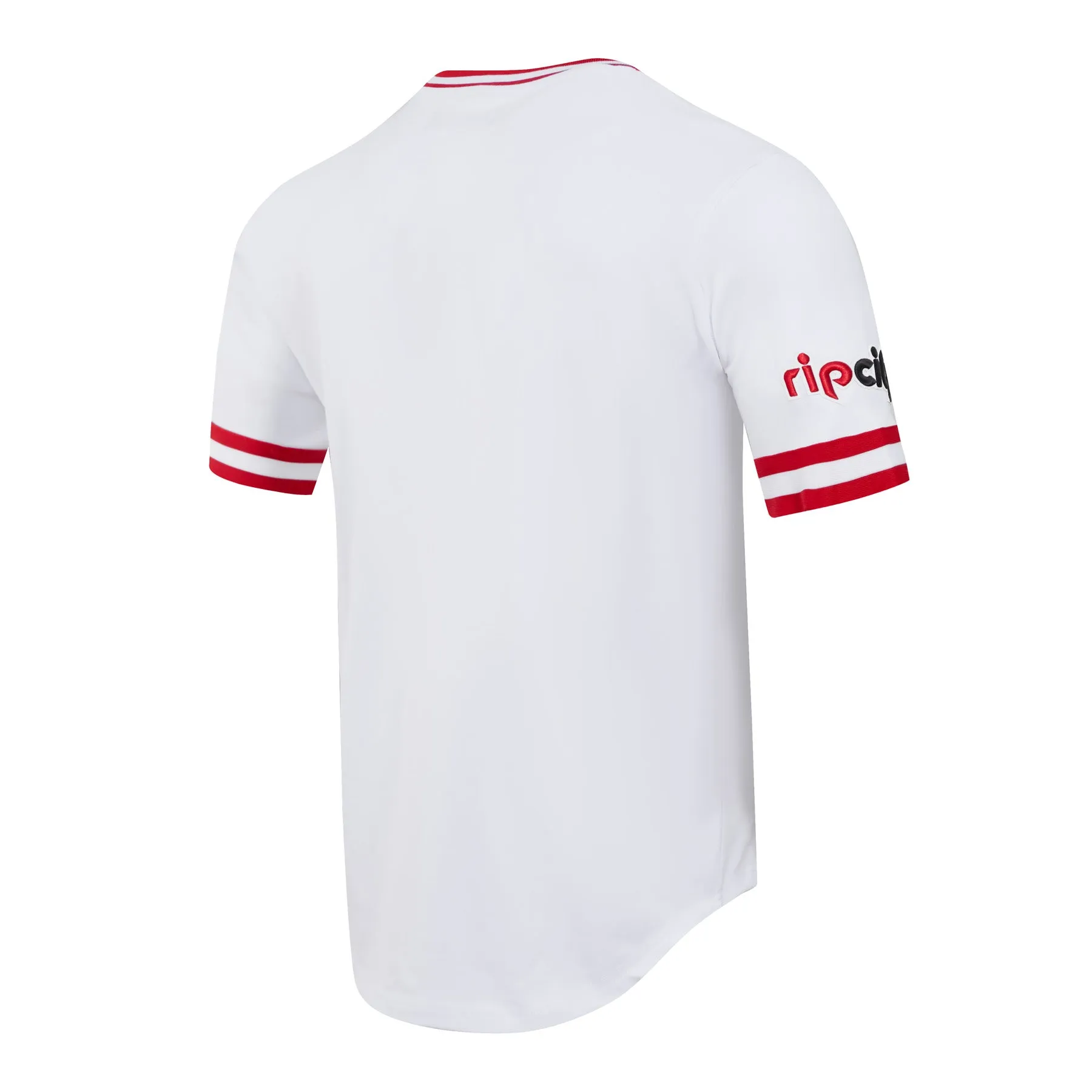 NBA PORTLAND TRAIL BLAZERS CLASSIC CHENILLE MEN'S TEE (WHITE)