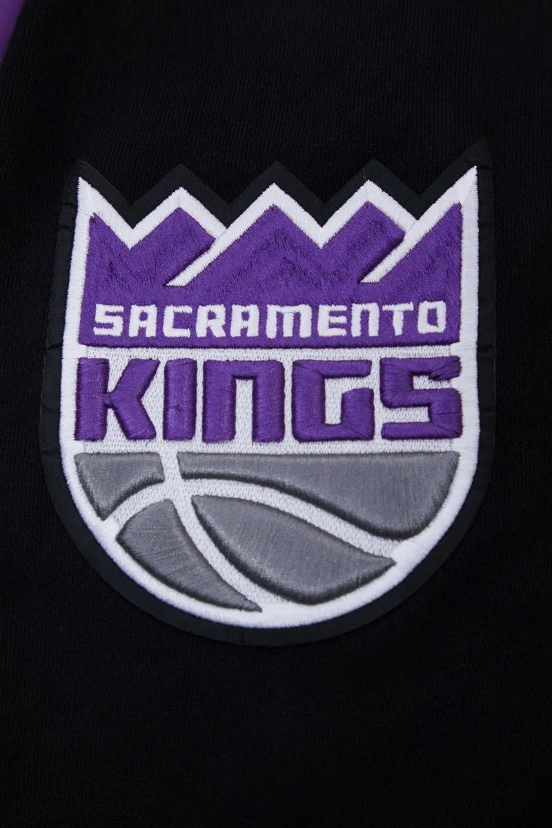 NBA SACRAMENTO KINGS CLASSIC MEN'S CREWNECK (BLACK)