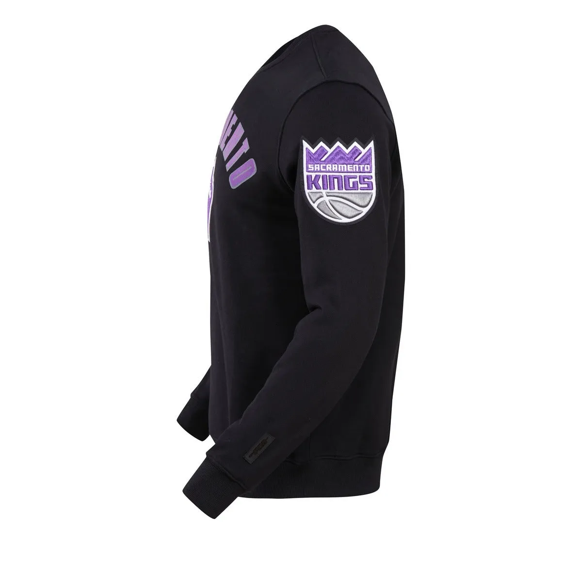 NBA SACRAMENTO KINGS CLASSIC MEN'S CREWNECK (BLACK)