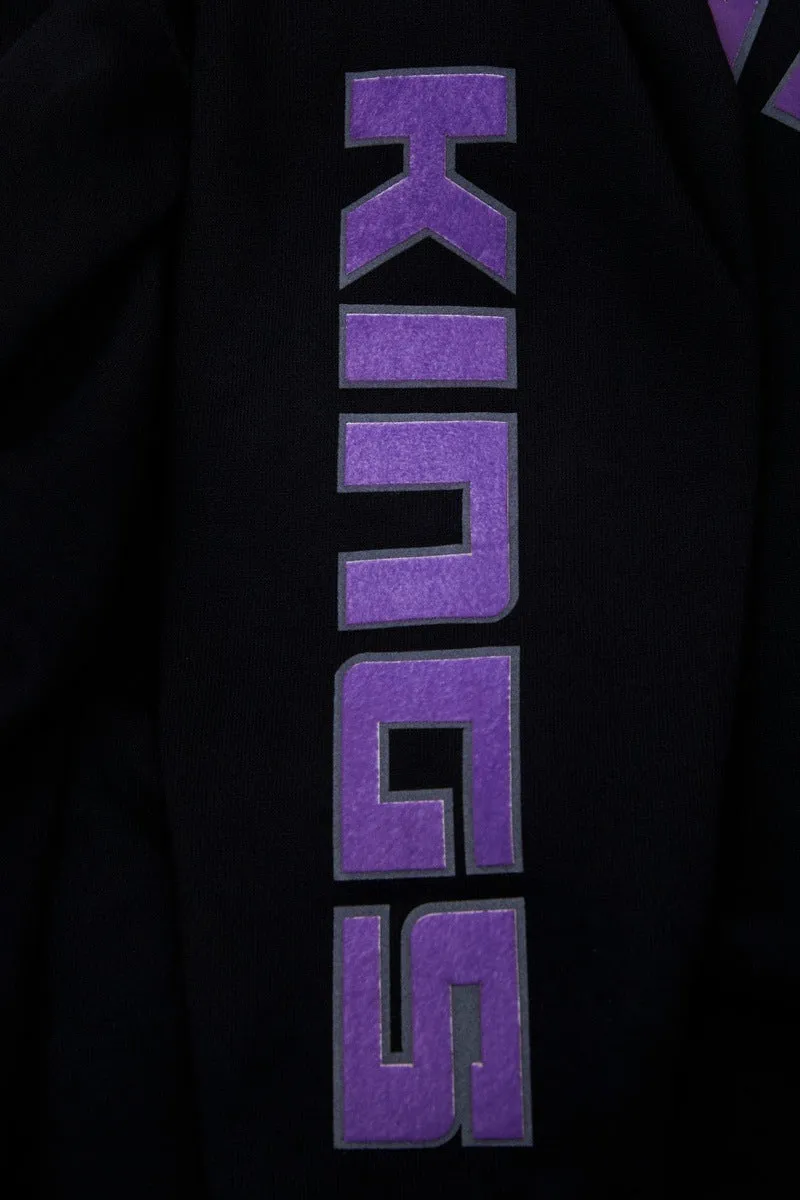 NBA SACRAMENTO KINGS CLASSIC MEN'S CREWNECK (BLACK)