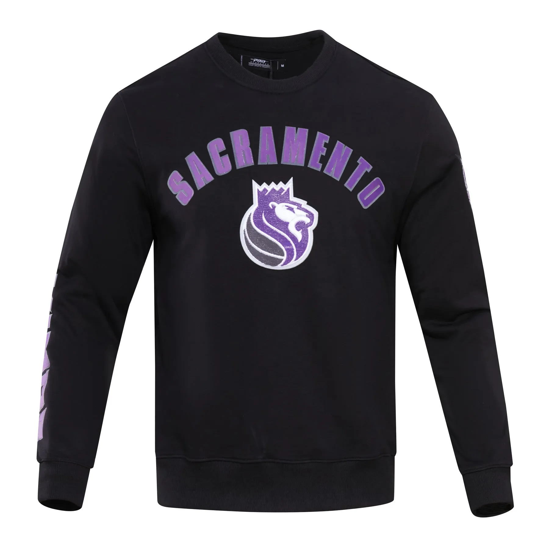 NBA SACRAMENTO KINGS CLASSIC MEN'S CREWNECK (BLACK)