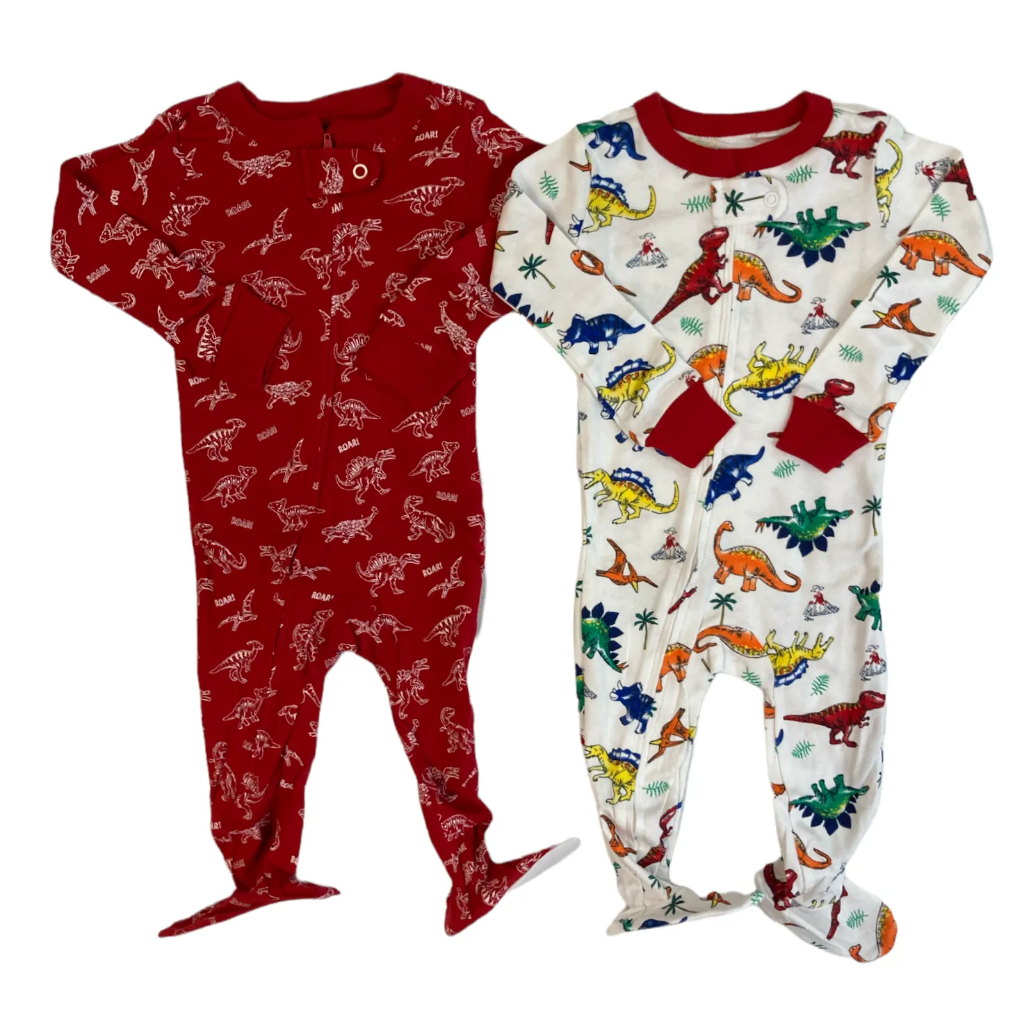 New in package! Member's Mark Baby Boy's 2-Pack Snug Fit Favourite Pajamas, Dinosaur Print! Sz 3T