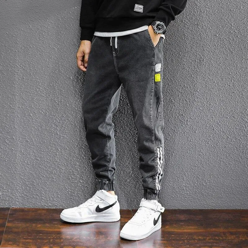 New Loose Fit Men's Streetwear Cargo Jeans