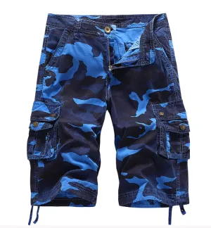 NEW Mens Cotton Relaxed Fit Camouflage Camo Cargo Shorts-A083, Sz 40, Retails $55