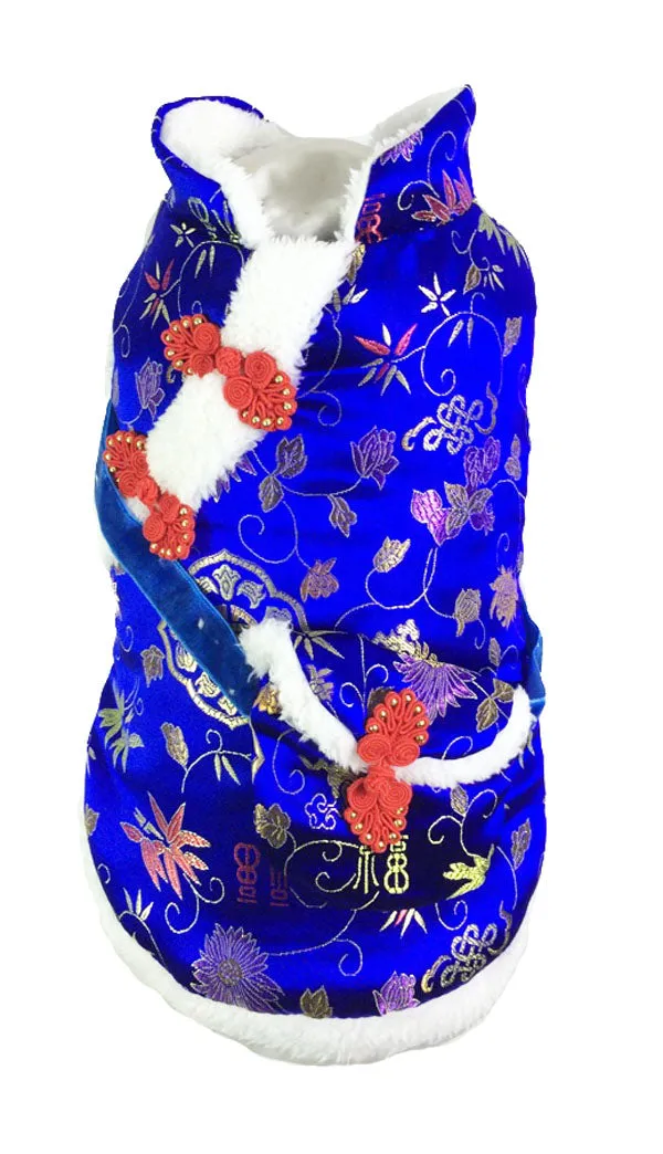New Year Chinese Style Pet Clothes Dog Red Envelope Bag Tang Dress