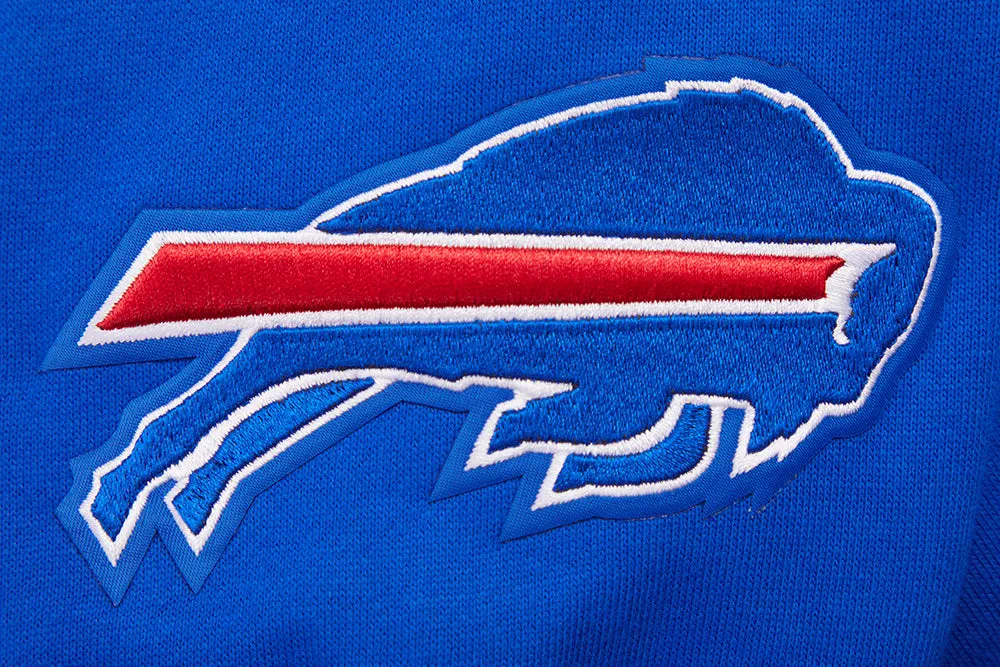 NFL BUFFALO BILLS WINGSPAN MEN'S DROP SHOULDER FLC CREWNECK (ROYAL BLUE)
