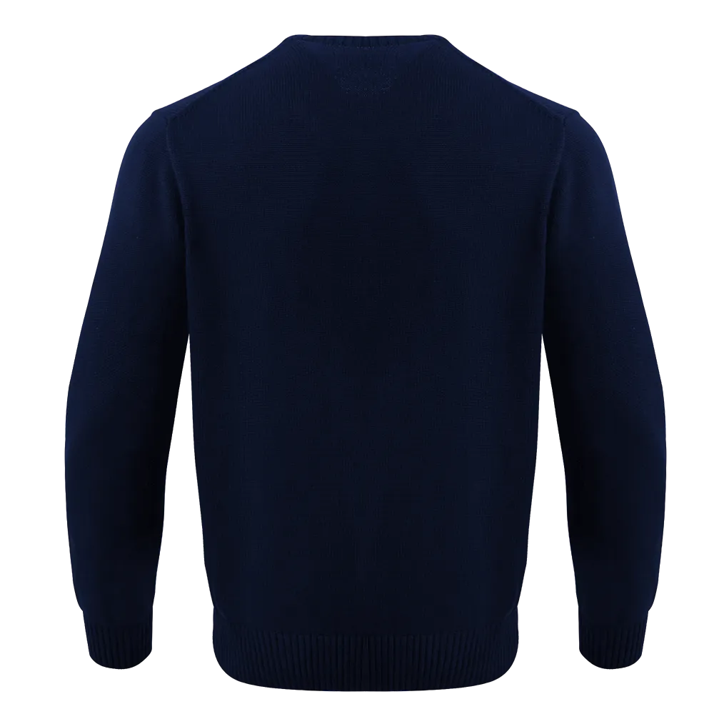 NFL CHICAGO BEARS KNIT BOX SET CREWNECK SWEATER (MIDNIGHT NAVY)