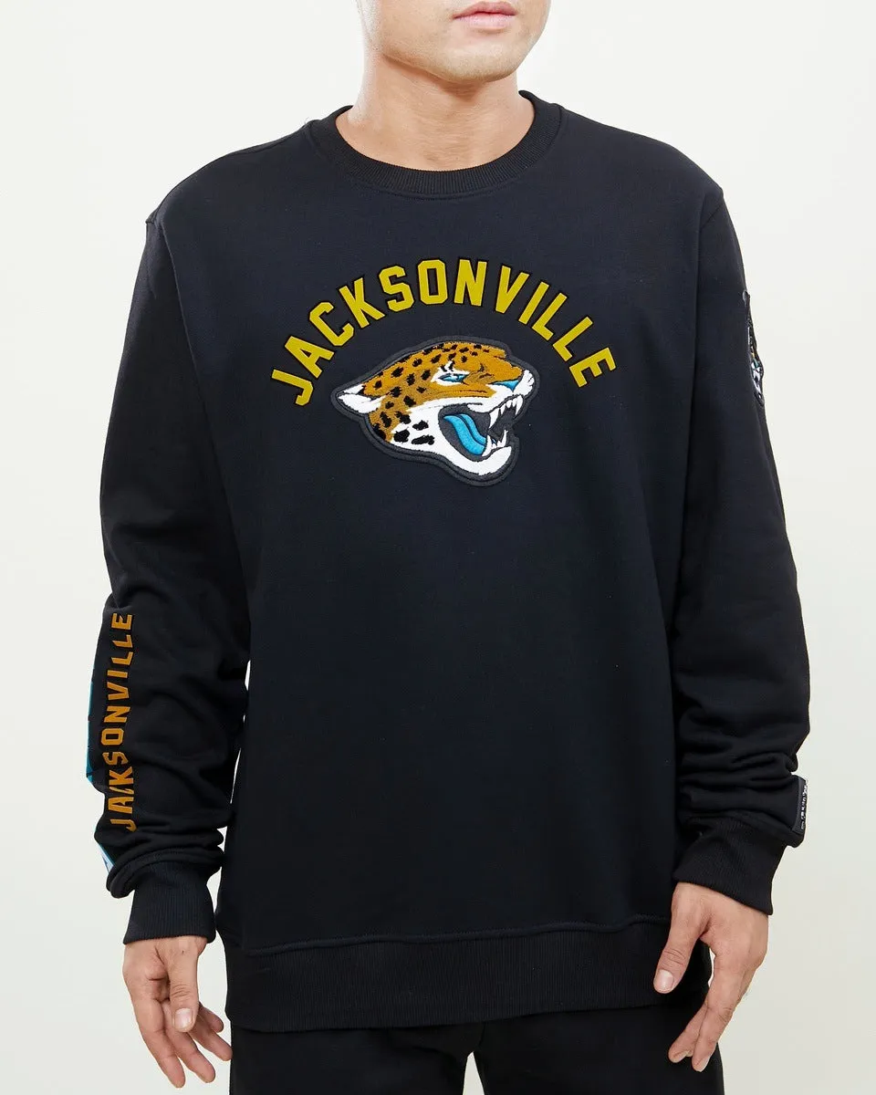 NFL JACKSONVILLE JAGUARS CLASSIC MEN'S CREWNECK (BLACK)