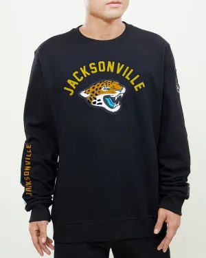 NFL JACKSONVILLE JAGUARS CLASSIC MEN'S CREWNECK (BLACK)