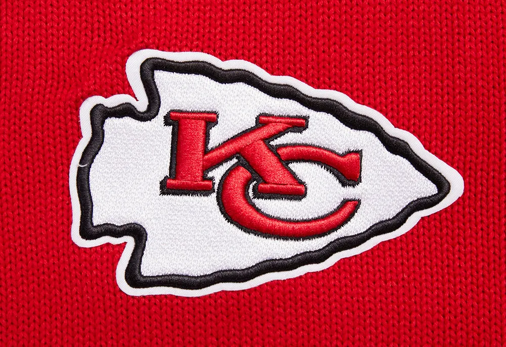 NFL KANSAS CITY CHIEFS KNIT BOX SET CREWNECK SWEATER (RED)