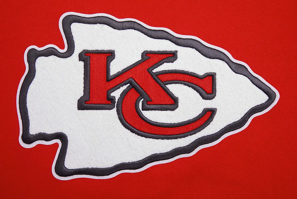 NFL KANSAS CITY CHIEFS MASHUP MEN'S RIB CREWNECK (RED)