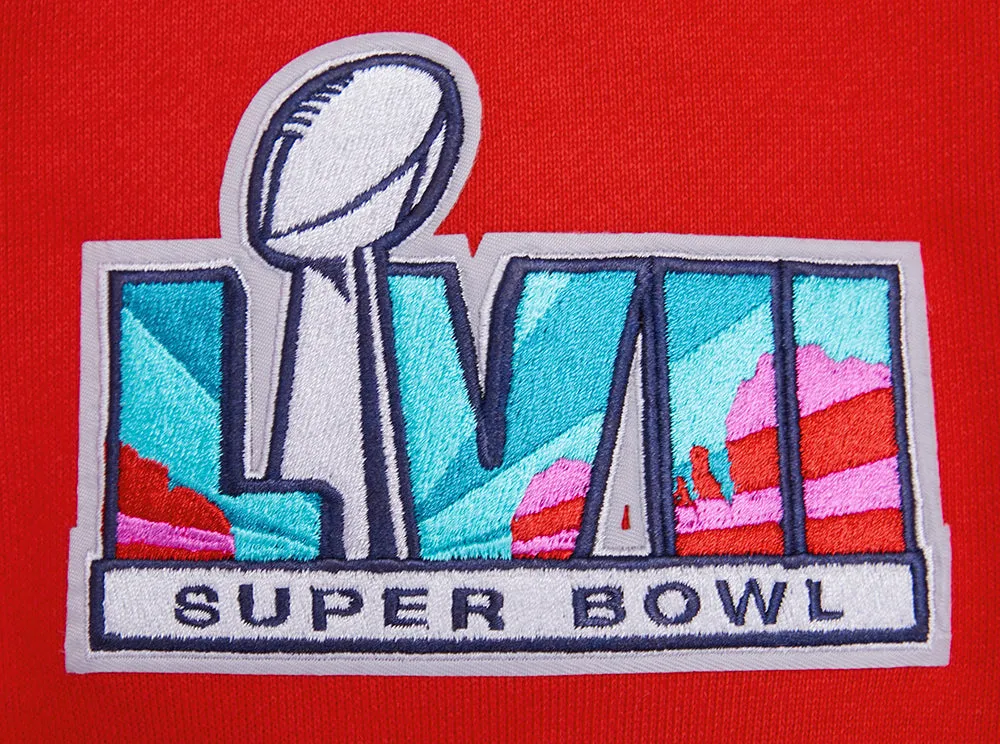 NFL KANSAS CITY CHIEFS MASHUP MEN'S RIB CREWNECK (RED)