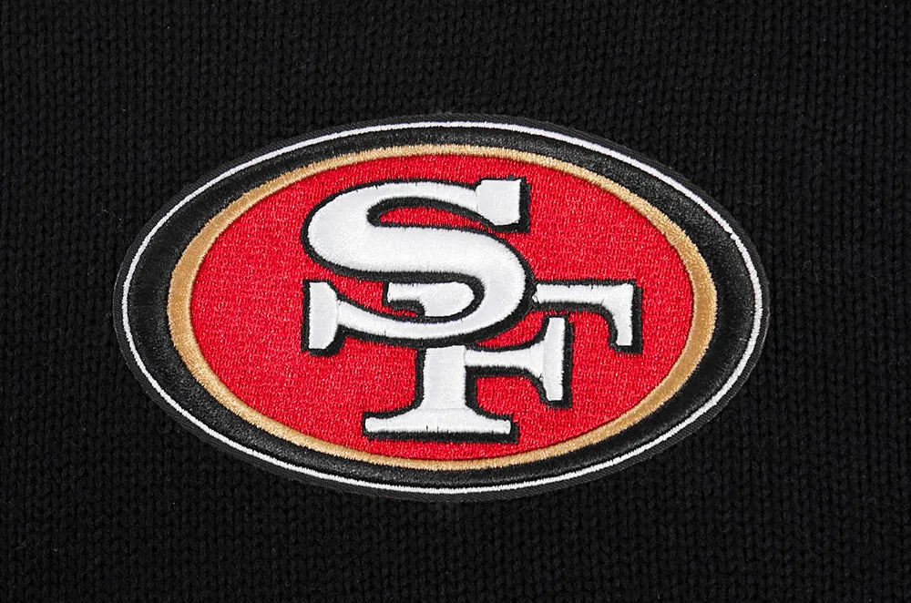NFL NFL SAN FRANCISCO 49ERS CREWNECK SWEATER (BLACK)