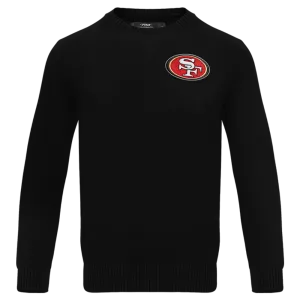 NFL NFL SAN FRANCISCO 49ERS CREWNECK SWEATER (BLACK)