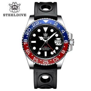 NH34 Movement New Watch 2023 Four Hands GMT  41MM SD1993 C3 Super Luminous 300M Waterproof Mens Dive Watch Reloj