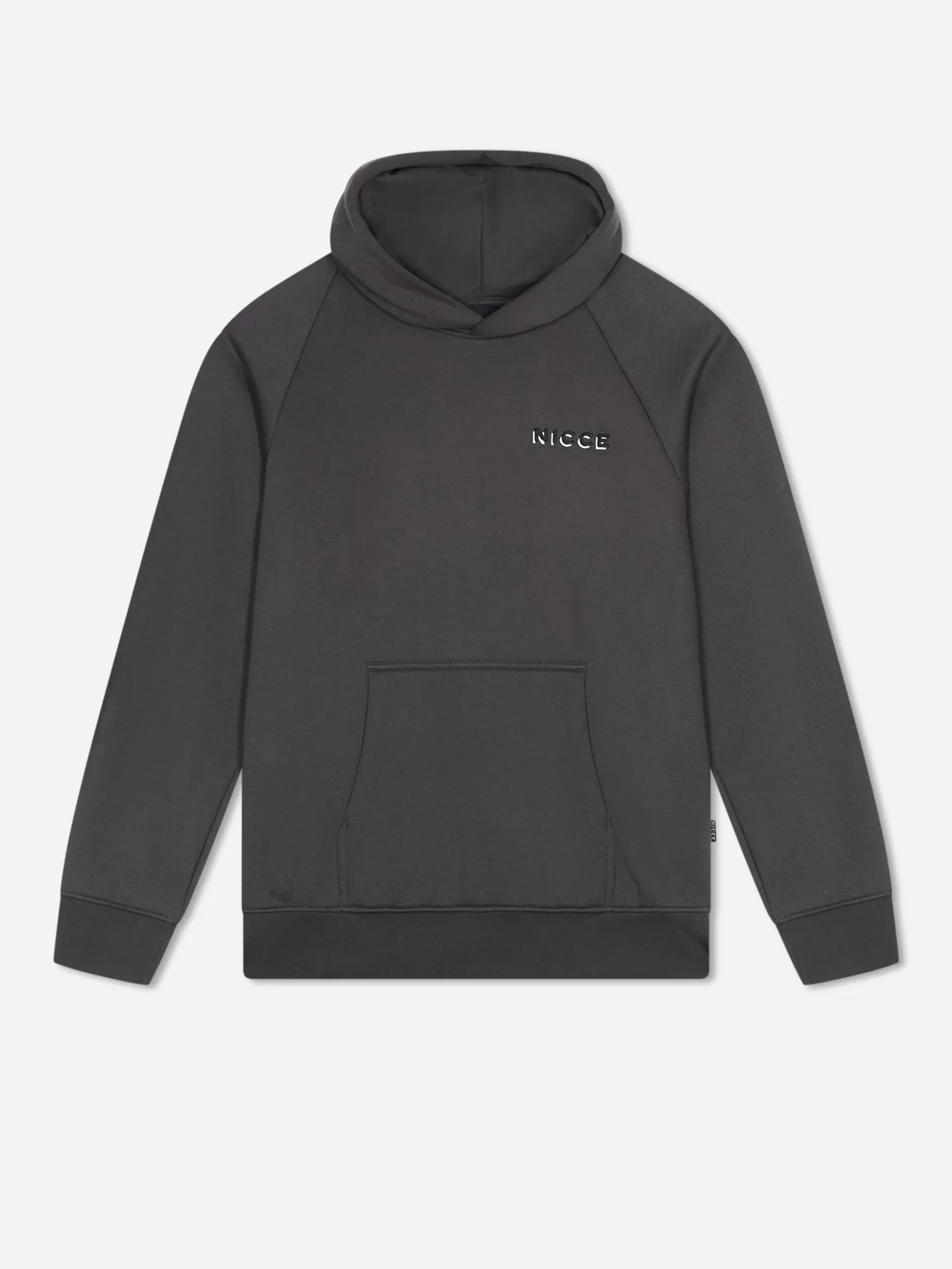 NICCE Mens Multi Logo Hoodie | Coal