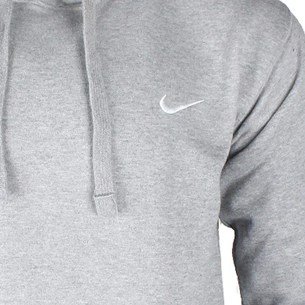 Nike Men's Athletic Wear Embroidered Swoosh Fleece Gym Active Pullover Hoodie
