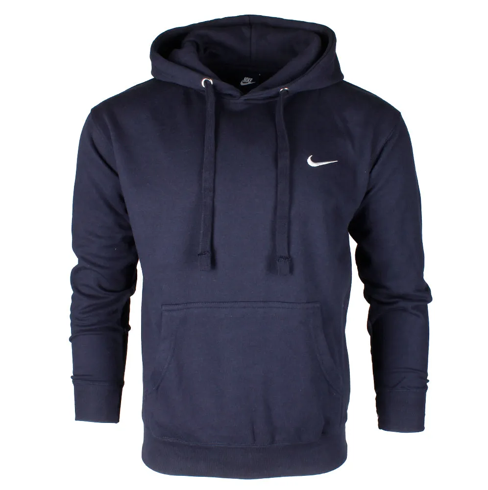 Nike Men's Athletic Wear Embroidered Swoosh Fleece Gym Active Pullover Hoodie