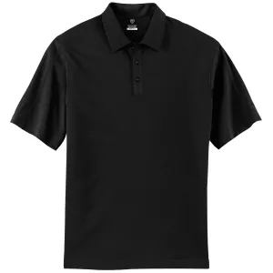 Nike Men's Black Tech Sport Dri-FIT Short Sleeve Polo