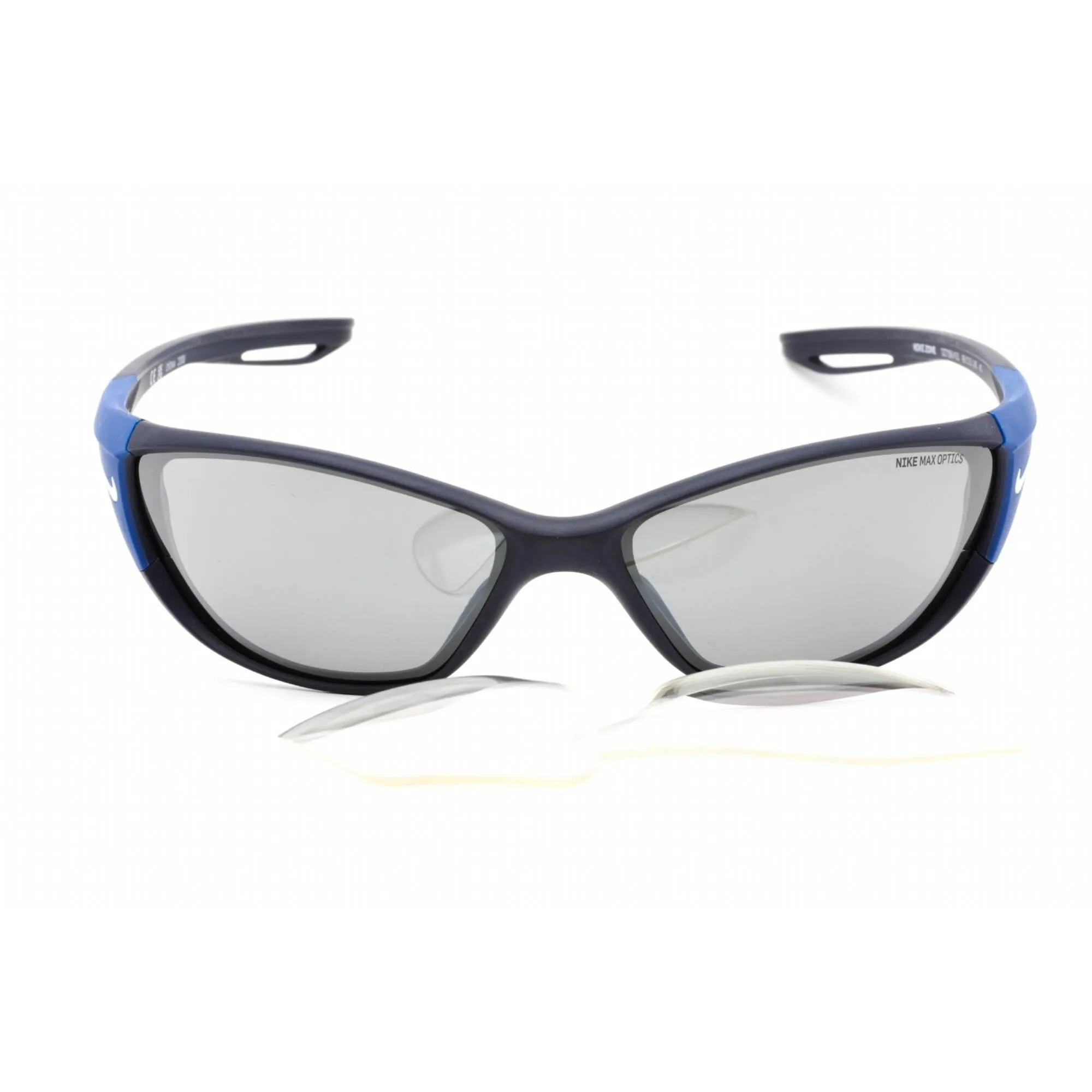 Nike Men's Sunglasses - Full Rim Matte Midnight Navy Plastic | NIKE ZONE DZ7356 410