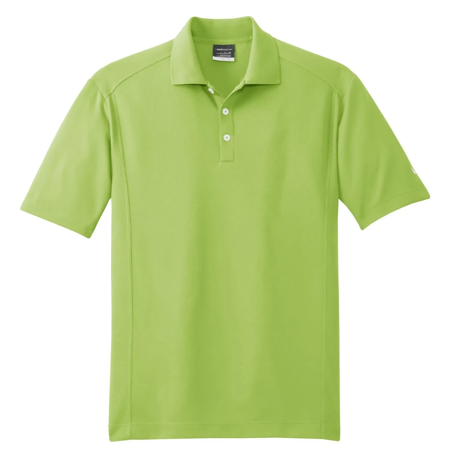 Nike Men's Vivid Green Dri-FIT Short Sleeve Classic Polo