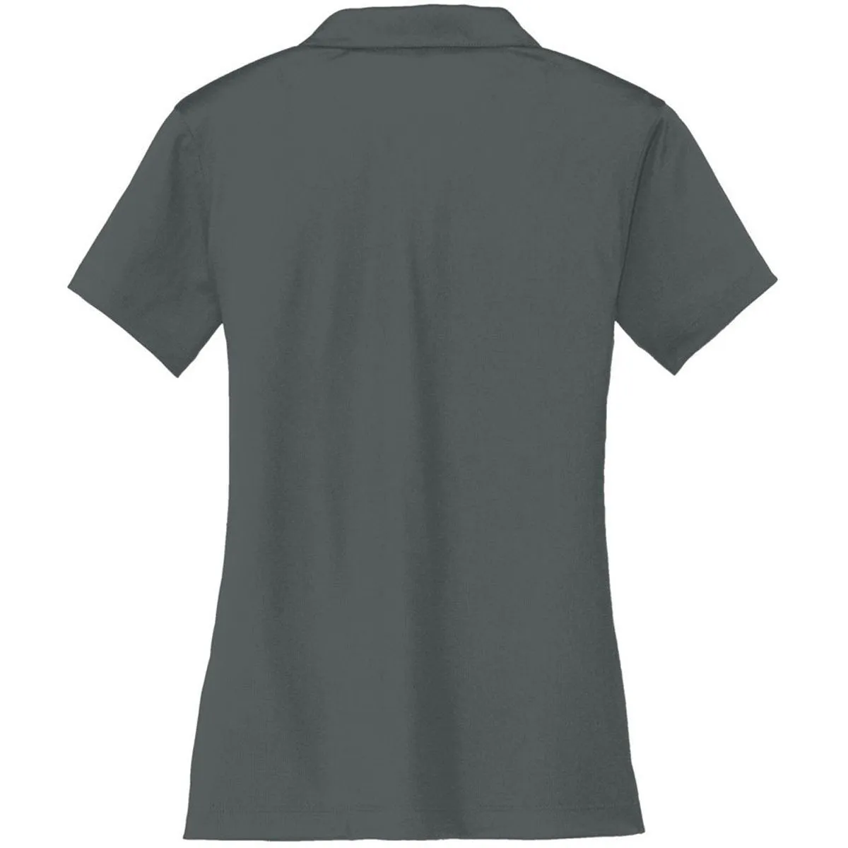 Nike Women's Anthracite Dri-FIT Short Sleeve Vertical Mesh Polo