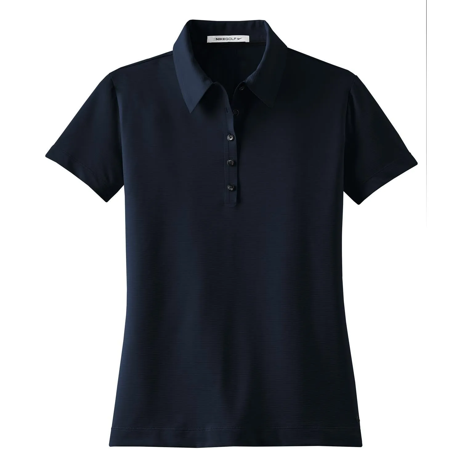 Nike Women's Midnight Navy Elite Dri-FIT Short Sleeve Ottoman Polo